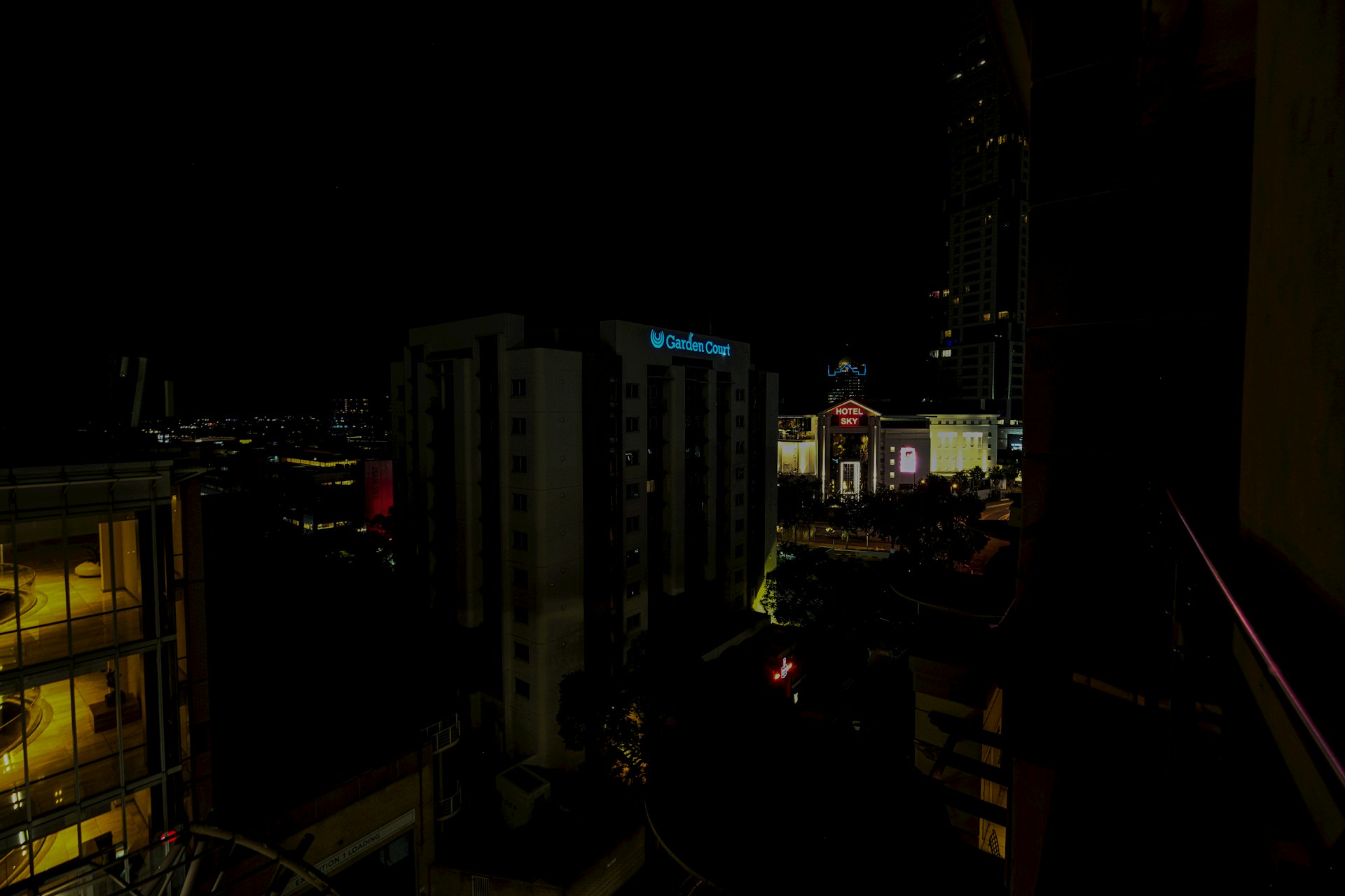 Sandton Johannesburg skyline at night
